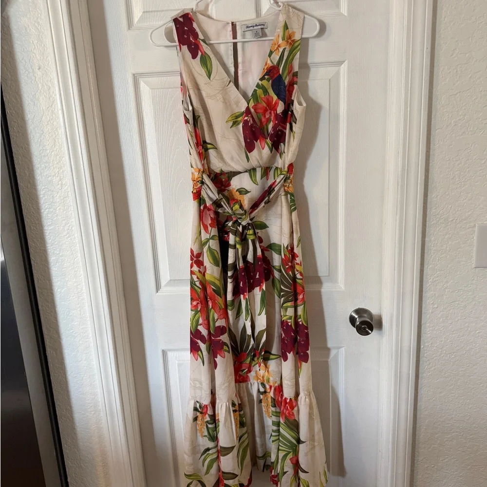 Tommy Bahama Multicolor Tropical Maxi Dress - Picture 4 of 11
